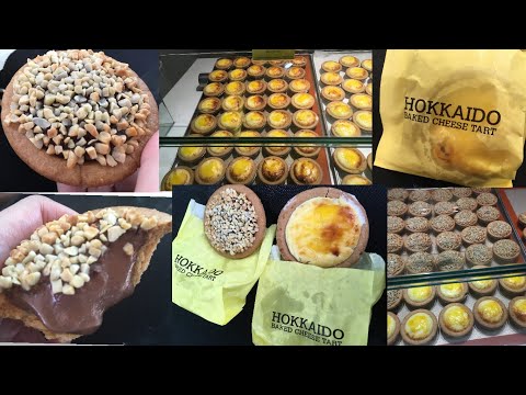 Hokkaido Baked Cheese Tart (HBCT) | Chocolate Tarts with Almond Nips