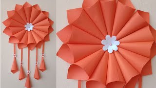 How to make a beautiful wall hanging with paper|wall decor kaise banaen|wall hanging idea|wall decor