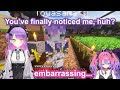 Kikirara Vivi & Tokoyami Towa's TeeTee interactions in Minecraft 【Eng Sub / Yuri / hololive】