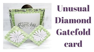 Diamond Gatefold Card
