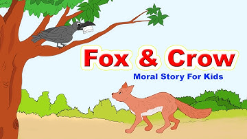 Fox and Crow Story In English I Moral Bedtime Stories For Kids In English | English Stories For Kids