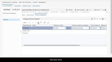 Create an InForm Clinical Data Model