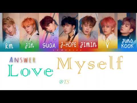 BTS    Answer  Love Myself Color Coded LyricsHanRomEng