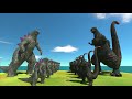 Simulation: Godzilla Evolved and Shin Godzilla Power Level Comparisson in ARBS
