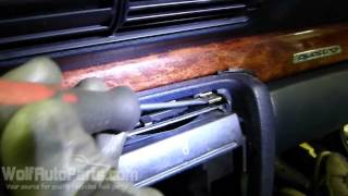 How to Remove Cup Holder - Audi A4 B5 1996-2001 (Wolf Auto Parts)(Today we're going to show you how to remove the cup holder from an 2000 Audi A4 B5. Step 1: Pry off trim piece using clips underneath Step 2: Pry off small ..., 2014-01-13T18:09:26.000Z)
