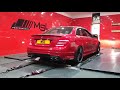 Supercharged C63 on the dyno @ MSL