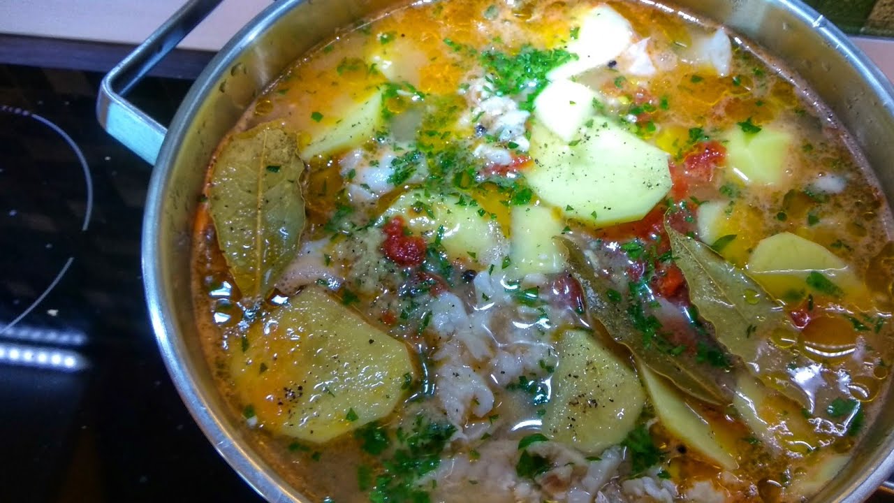 Oslić i bakalar s krumpirom na juhu / Hake & Cod with potatoes (soup/stew)