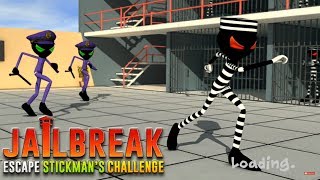 Jailbreak Escape - Stickman's Challenge Walkthrough Part 1 / Android iOS Gameplay HD screenshot 1
