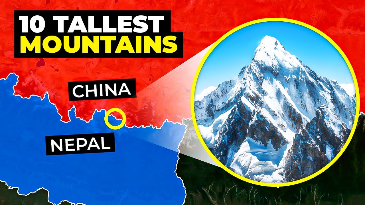 The TOP 10 Tallest Mountains on Earth