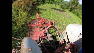 Brush hogging with the Ford 8n and dropping trees by Lee in the Woods 4,252 views 2 years ago 24 minutes