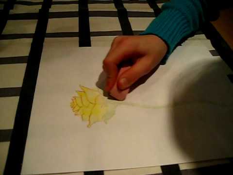 How to draw a rose (by Katie)