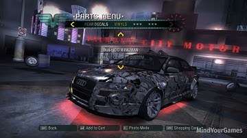 NFS Carbon Redux - Audi A4 Tunning & Gameplay PC 1080p 60FPS