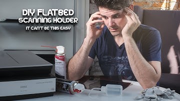 DIY Epson Flatbed Scanning Holder - Buh Bye Newton