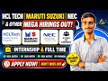 HCL Tech | Maruti Suzuki | NEC Hiring 2026 🔥 Internship + Full Time | Apply Now