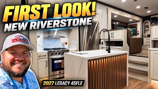 Full NATIONAL DEBUT | 2027 Riverstone Legacy 45FLE | All New Front Living Riverstone Update