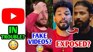 WTF! MrBeast makes FAKE Videos...EXPOSED? 😱| Neeraj Goyat on Uk07 Rider, YouTube, Thugesh, Bhuvan |