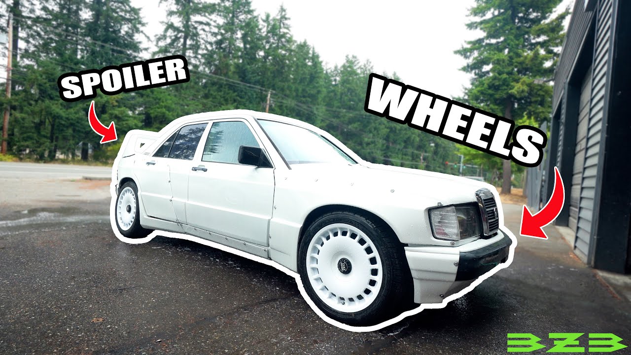 HUGE WIDEBODY 190E BUILD - Finishing Touches! - YouTube