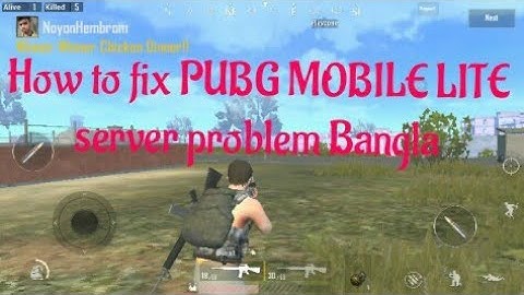 How to fix pubg mobile lite server problem bangla