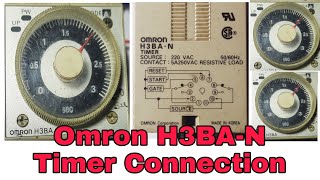 Omron H3BA-N Timer Connection