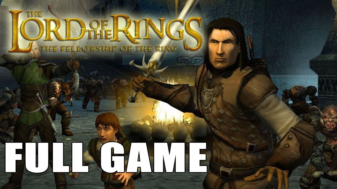 lord of the rings video game