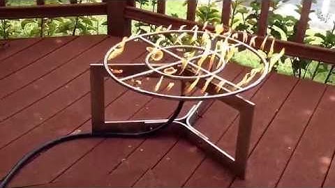 Easy Fire Pits 24" DIY Propane Fire Ring Complete Fire Pit Kit ; fr24ck