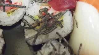 寿司の醤油かわりに塩昆布いそ松葉　絶品