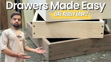 99% People Make Drawers Wrong – Do It This Way/Build a Perfect Drawer in Just 5 Minutes#diy #wood