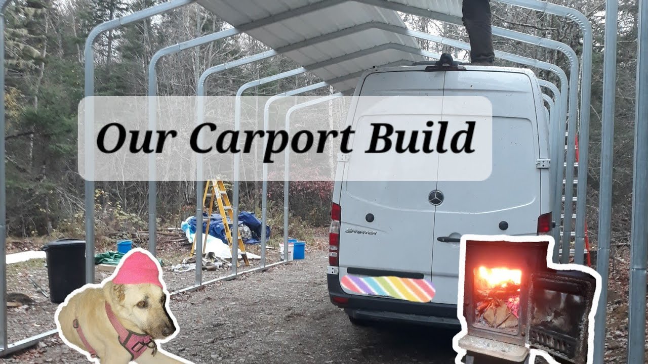 Our Carport Build VersaTube YouTube Our carport build versatube youtube