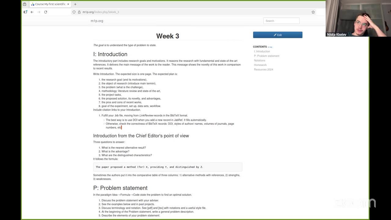 Intelligent Systems: Machine Learning seminars