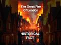 The Great Fire of London: The Blaze That Changed History 🔥 #facts #shortvideos #shortsfeed #viral