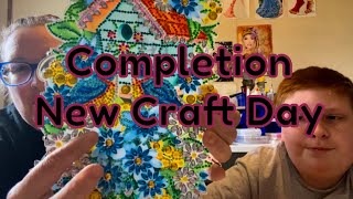 Diamond Painting Completion-New Craft Day