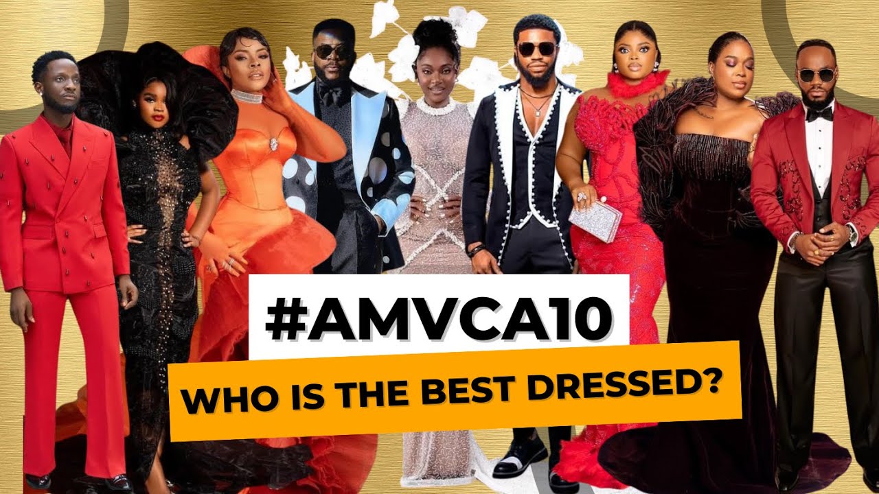 See How Celebrities Appeared for the Africa Magic Viewers' Choice Awards (AMVCA) Night