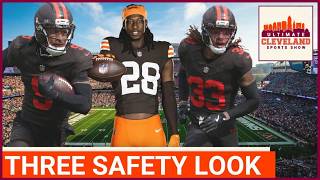 How can the Cleveland Browns best utilize their 3-man safety rotation to maximize their talents