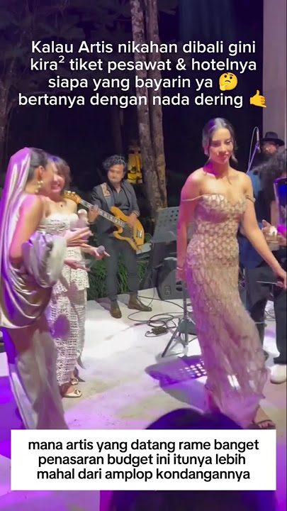 Anya Geraldine dan Giselle bawa pasangannya ke Pernikahan Luna Maya dan Maxime bouttier