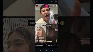 Deeptanshu &amp; Ruru thakur live instagram today #viral #trending #ruruthakur #mtvsplitsvillax6