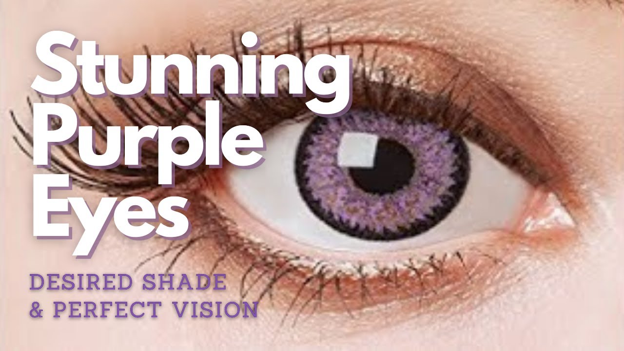 Потрясающие фиолетовые глаза ~ желаемый оттенок цвета + идеальное зрение ~ звуки дождя