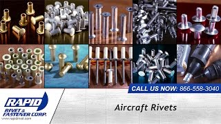 Aircraft Rivets From Rapid Rivet & Fastener Corp.