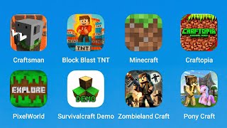 Craftsman, Block Blast TNT, Minecraft, Craftopia, PixelWorld, Survivalcraft, Zombieland Craft screenshot 4