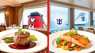 Disney Cruise vs Royal Caribbean DINING - Here's the Truth..