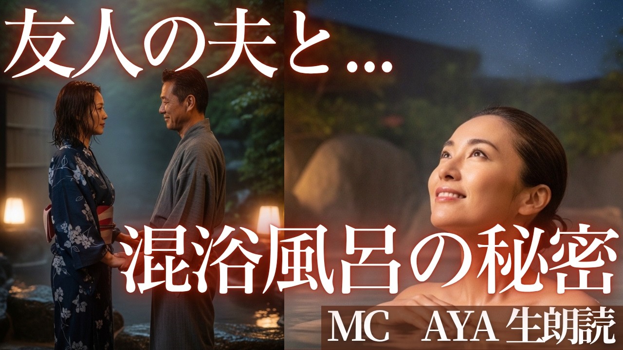 友人の夫と、混浴風呂で...【朗読・小説】