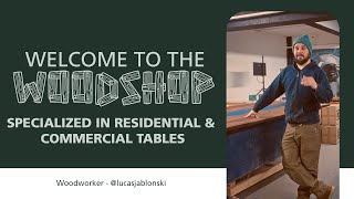 Welcome To The Woodshop of Lucas Jablonski who's specialized in tables S2 Ep. 4 | Rubio Monocoat