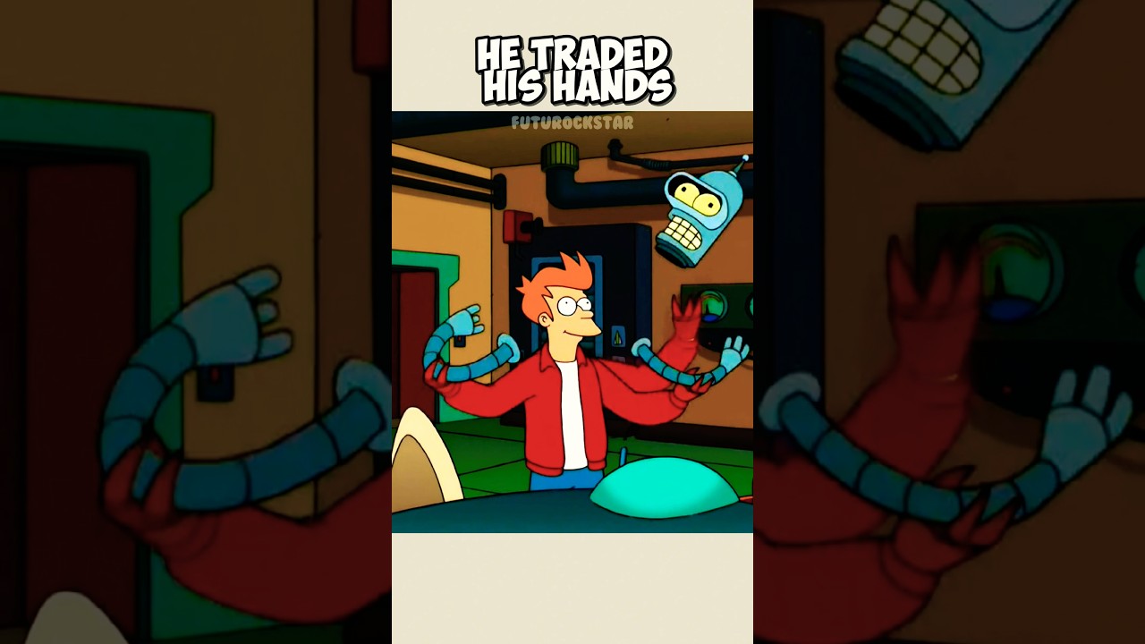 He swapped arms with a robot 🤖