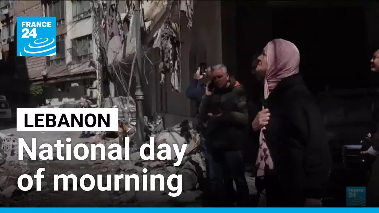 Lebanon declares day of mourning after over 250 killed in Israeli attacks • FRANCE 24 English