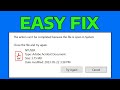 How To Fix Can't Delete File Is Open in System