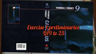 solve inequalities ||Ex1 Q19 to 25||Thomas Finney calculus 9th edition||SK Mathematics