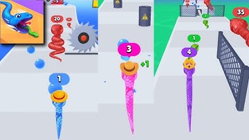 Snake run race | snake run race 3d gameplay | level 7-10