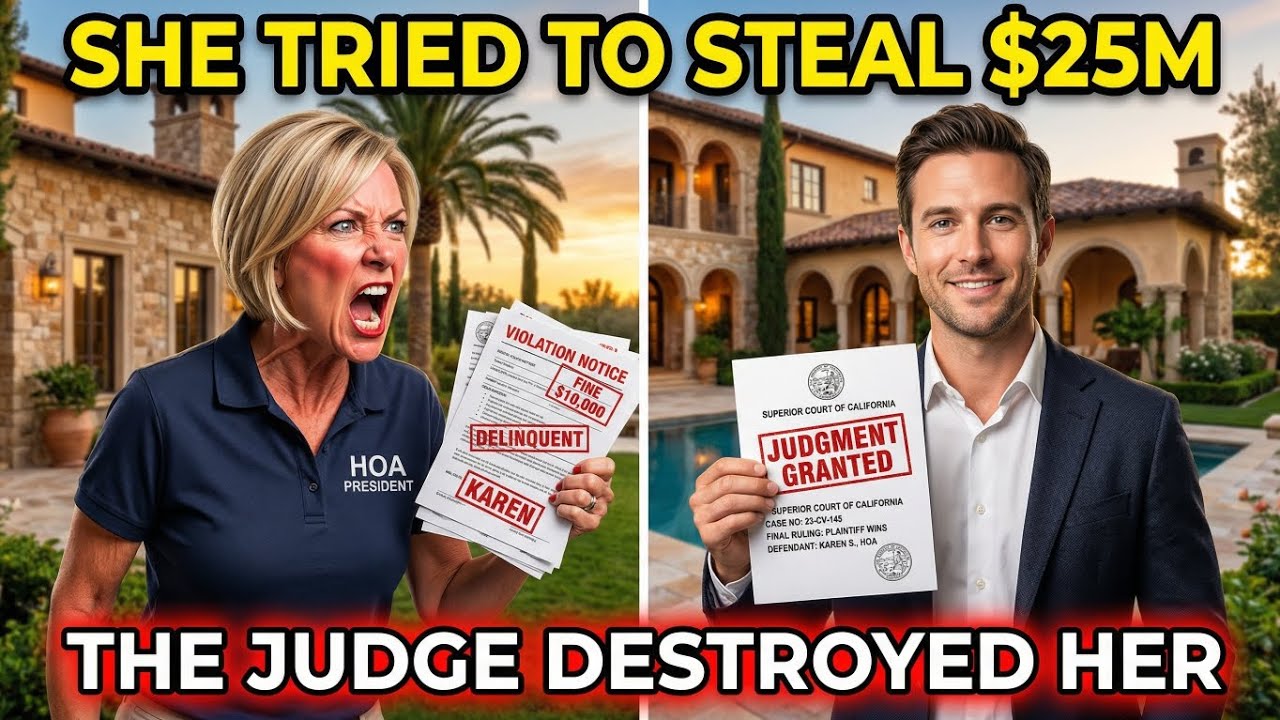 HOA Karen Tried To Seize My $25 Million Inheritance—She Has NO Idea What's Coming!