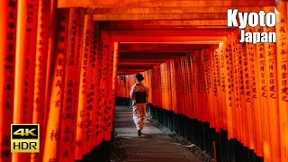 เดินขึ้นไปบนยอดศาลเจ้า Fushimi Inari ⛩️ Kyoto 2023 [4K HDR]