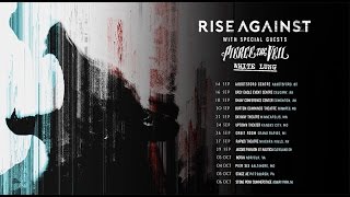 Rise Against 2017 Tour w/ with Pierce The Veil + White Lung