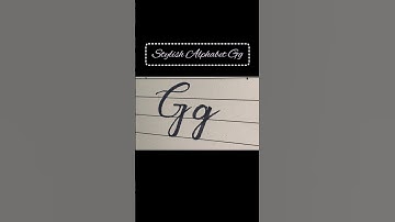 Stylish Alphabet with cut marker #shorts #writing